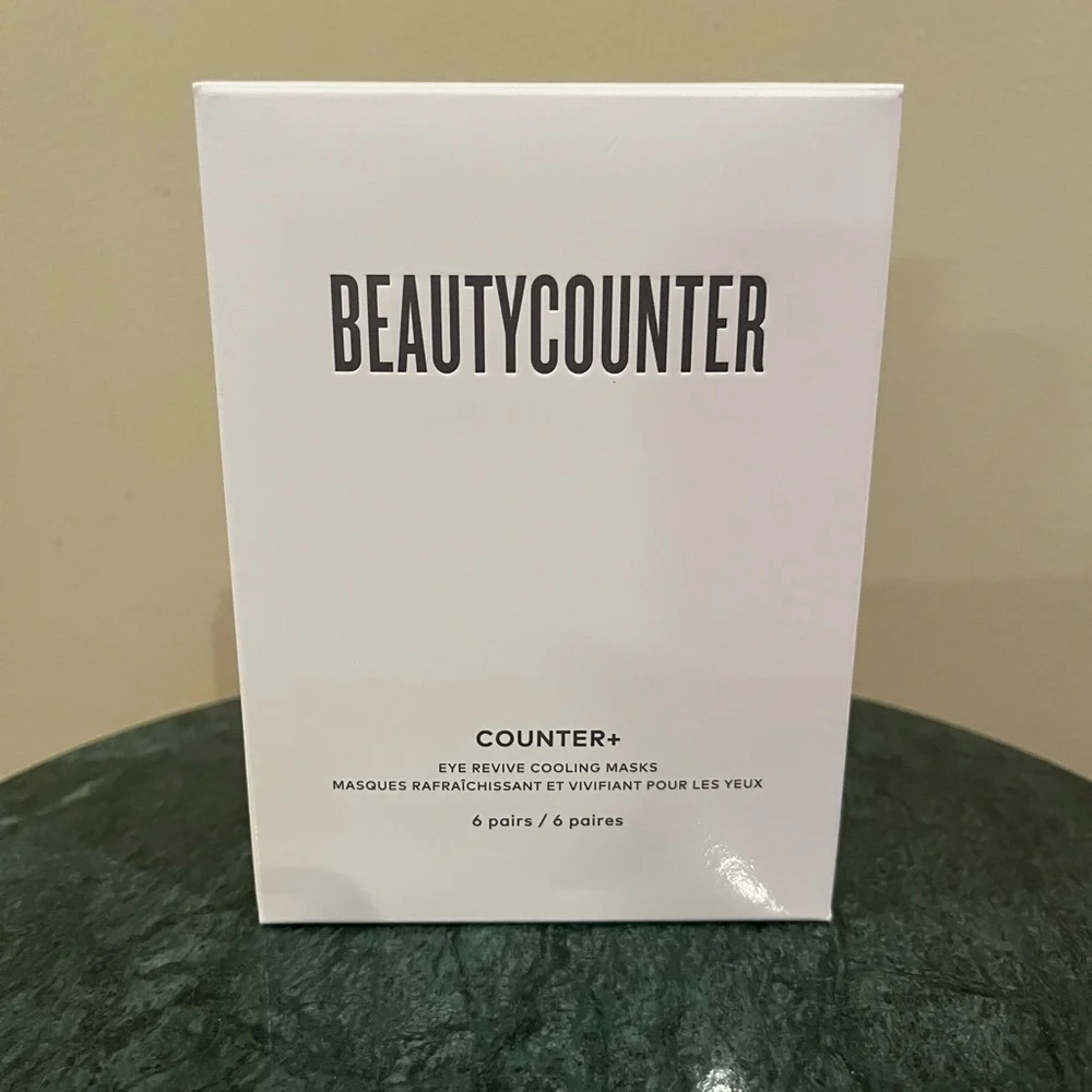 Beautycounter Counter+ Eye Revive Cooling Masks 6 pairs, New In Box